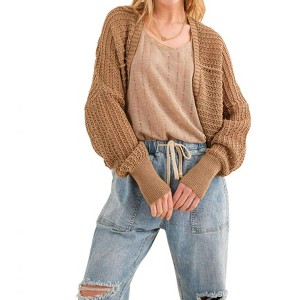 Women's How You Feel Bolero Cardigan - And The Why - 1 of 4