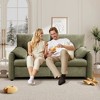 NicBex Modern 2-Seat Sofa Loveseat Couch with Deep Cushions & Pillows,Upholstered Lounge Sofa for Living Room,Bedroom,Office - 3 of 4