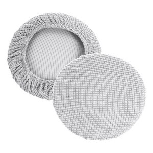 Unique Bargains Non-Slip Washable 11"-16'' Elastic Round Bar Stool Seat Cushions for Chair Stool 2 Pcs - 1 of 4