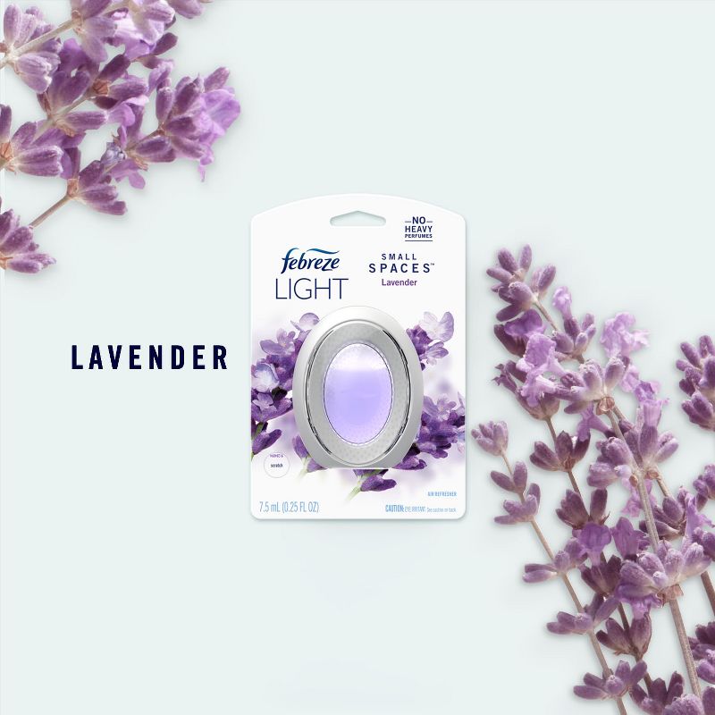 Febreze Light Small Spaces Air Freshener - Lavender - 2pk, 4 of 14