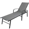 YOOCOZZ 2-Piece Outdoor Steel Adjustable Recliner Lounge Chair & Chaise Lounge with Pillows - Grey - 2 of 4