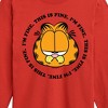 Boys' - Garfield - I'm Fine This Is Fine Long Sleeve Graphic T-Shirt - 2 of 4