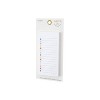 Noted by Post-it White Lined Notes with Colored Dots, Sticky Notes: 100 Sheets, 2.9x5.7", To-Do & Grocery List - 3 of 4