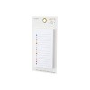 Noted by Post-it White Lined Notes with Colored Dots, Sticky Notes: 100 Sheets, 2.9x5.7", To-Do & Grocery List - image 3 of 4