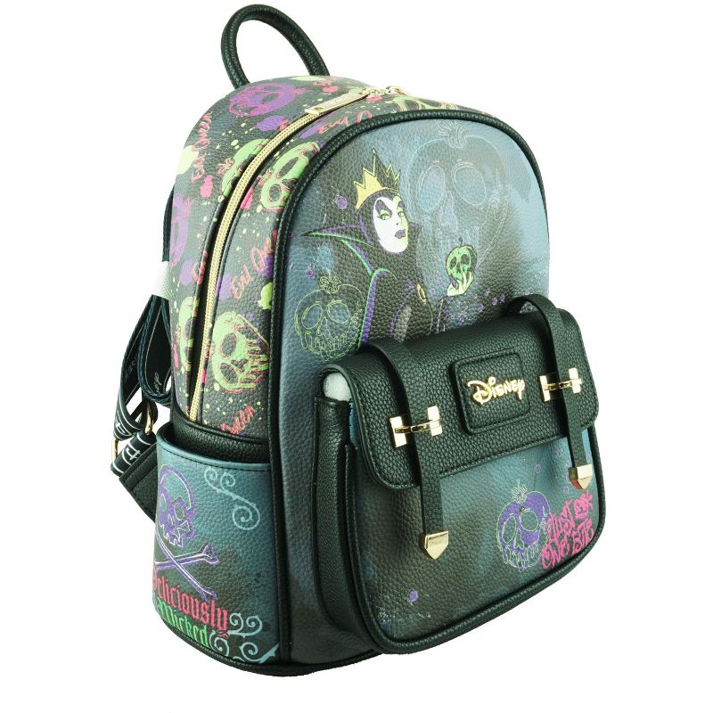 Evil Queen WondaPop 11" Vegan Leather Fashion Mini Backpack, 4 of 8