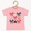The Juniper Shop Coquette Baseball Red Chart Toddler Short Sleeve Tee - 2 of 4