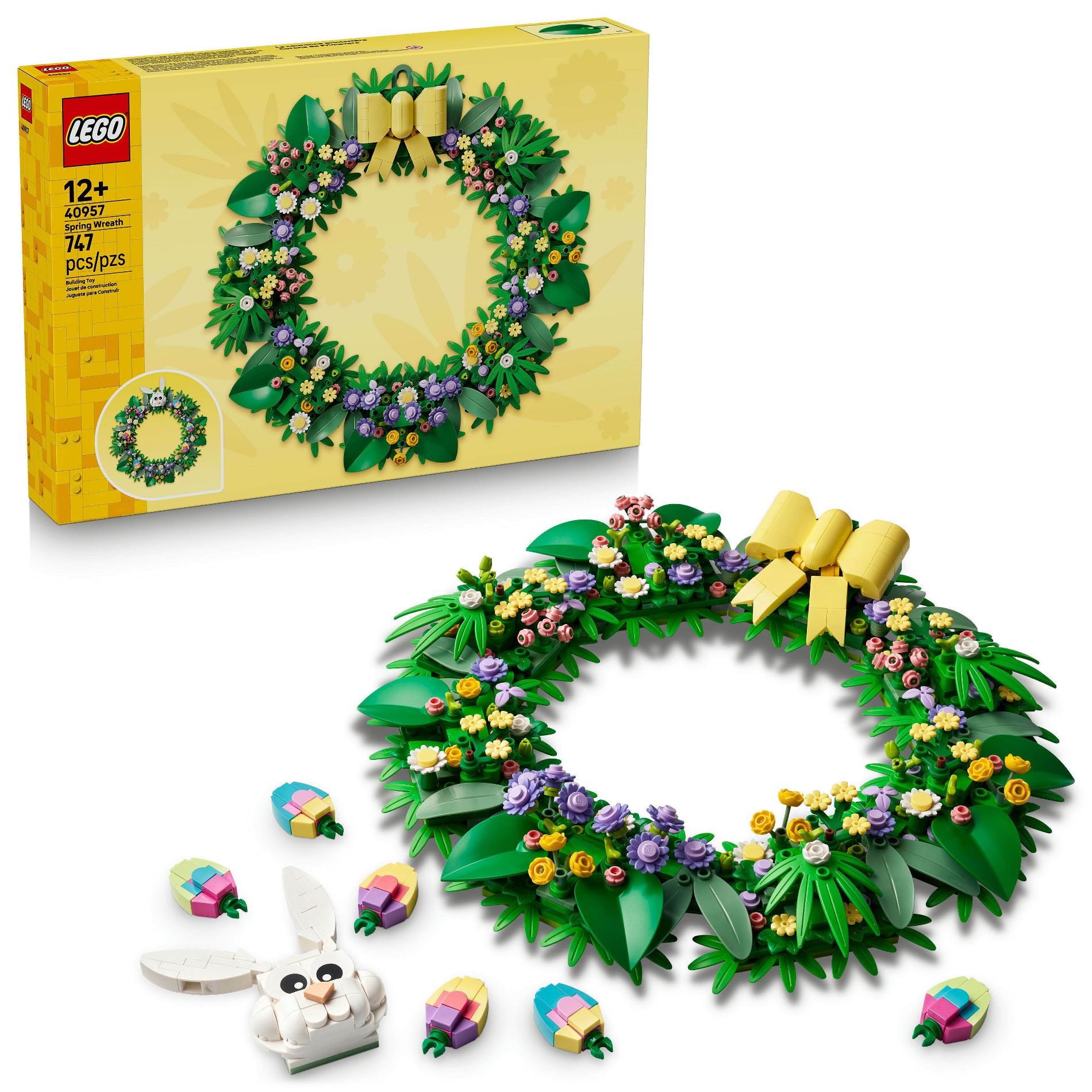 LEGO Spring Wreath - Easter Craft for Kids - 40957