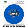 University of New England Primary Logo Automotive Car Window Locker Circle Bumper Sticker - 2 of 4
