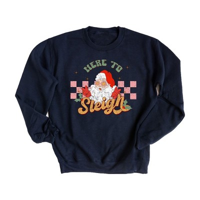 Simply Sage Market Women's Graphic Sweatshirt Here To Sleigh