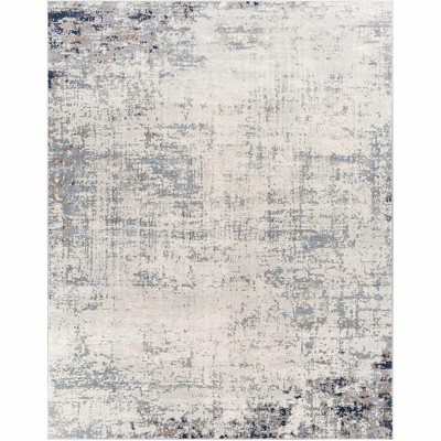 Hauteloom Texanna Abstract Blue/Gray Area Rug