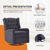 MOONMISS Rocking Recliner Chair,360 Degree Swivel Nursery Rocking Chair,Glider Chair - 2 of 4