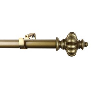 Urbanest 1-inch Regina Adjustable Single Drapery Curtain Rod - 6 Finishes - 1 of 4