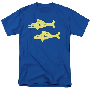Legends Of The Hidden Temple Blue Barracudas Adult T-Shirt Royal - 1 of 4