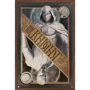 Trends International Marvel Moon Knight - Card Framed Wall Poster Prints - 1 of 4