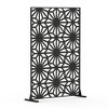 GDFStudio Rob Outdoor/Indoor Freestanding Metal 48"X 70" Privacy Decorative Screens - 2 of 4