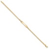 Black Bow Jewelry 14k Yellow Gold Curb Link I.D. Bracelet - 7 Inch - 2 of 4