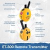 E-Collar ET-300 1/2 Mile Remote Waterproof Trainer Mini Educator Remote Training Collar - 100 Training Levels Plus Vibration and Sound - 3 of 4