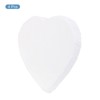 Unique Bargains Heart-Shaped Painting Canvas Panels 4 Pcs White - 3 of 4