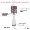 StyleCraft Hot Body Ionic 2-in-1 Blowout Brush Hair Dryer, 3.5"-inch Barrel, White - image 4 of 4