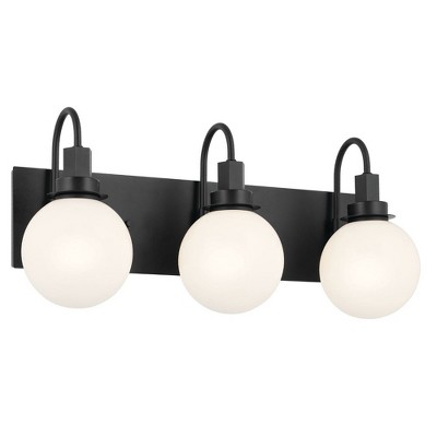 Kichler Lighting Hex 3 - Light Vanity in  Black
