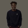 Dalix Lightning (Glow in the Dark) Embroidered Crewneck Fleece Sweatshirt Pullover Mens - 2 of 4