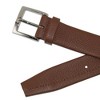 CrookhornDavis Men's Parma Buttercalf Grain Tubular Leather Dress Belt - 4 of 4