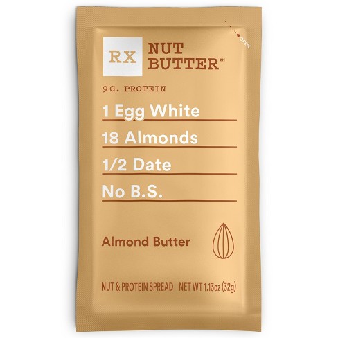 Rx Nut Butter Almond Butter Spread 1 13oz Target