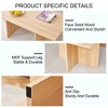 FURNIinspire End Tables modern and Versatile coffee table, MDF coffee table for living room, bedroom, Simple design, Brown, 45"*24"*16" - 4 of 4