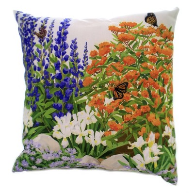 Manual Woodworkers And Weavers 18.0 Inch Southern Region False Indigo Climaweave Throw Pillows
