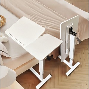 NicBex 32" Sit Stand Desk Converter Height Adjustable Riser with Dual Monitor & Laptop Stand, Wide Keyboard Tray - 1 of 4