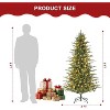 5FT Artificial Christmas Tree,Warm White and Colorful Lights with 8 Adjustable Modes - 3 of 4