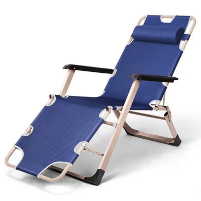 PAGED Folding Waterproof Terrace Lounge Chair Portable Patio Reclining Chair with Pillows for Garden, Pool, Patio
