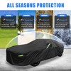 Unique Bargains Waterproof with Zipper Car Cover for Ford for Mustang GT/Bullitt Black - 2 of 4