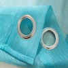 Ramallah Lonnie Grommet Curtain Panel - 54x90", Aqua - 2 of 4