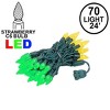 Novelty Lights C6 LED Christmas String Lights 70 Strawberry Bulbs (Green Wire, 24 Feet) - 2 of 4