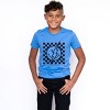 The Juniper Shop SmileyWorld Checkered Lightning Distressed Youth Short Sleeve Tee - 2 of 4