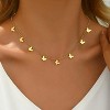 Colorful Beaded Necklace - Freshwater Pearl & Evil Eye Pendant, Stainless Steel 18K Gold Plated Y2K Trendy Jewelry for Women & Teen Girls - 3 of 4