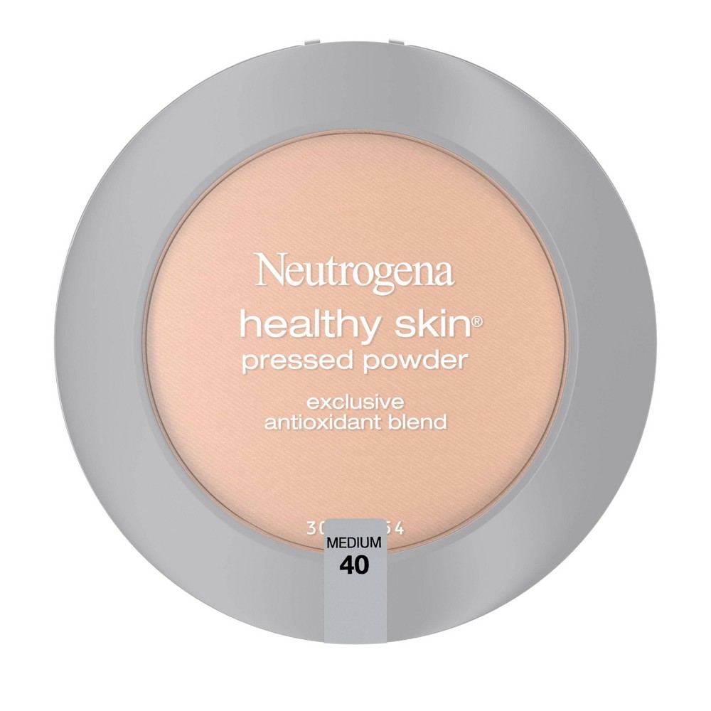 Photos - Other Cosmetics Neutrogena Healthy Skin Pressed Makeup Powder Compact with Antioxidants & Pro Vitamin B5 to Even Skin Tone - 40 Medium - 0.3 
