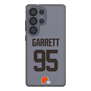 NFL Cleveland Browns Players Game Tactic Clear Cell Phone Case for Samsung Galaxy - 1 of 4