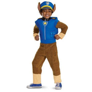 Nickelodeon Boys' PAW Patrol Chase Deluxe Costume Jumpsuit - 1 of 4