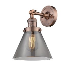 Cone - 1 Light Wall Sconce In Industrial Style-10.5 Inches Tall and 8 Inches Wide - 1 of 1
