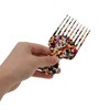 Unique Bargains Round Handle Marble Hair Insert Comb 1 Pc - 3 of 4
