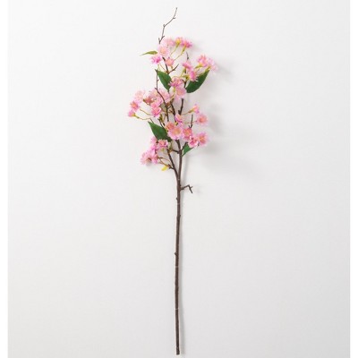 Sullivans Artificial Cherry Blossom Stem 31"H Green