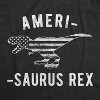 Mens Amerisaurus Rex T Shirt Funny 4th Of July T-Rex America Graphic Novelty Tee - Crazy Dog Men's T Shirt - 2 of 4