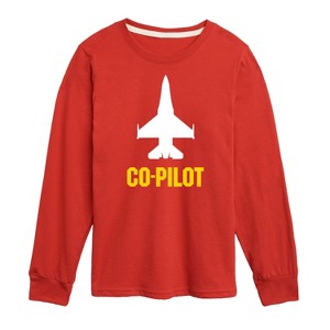 Boys' - Instant Message - Pilot Co Long Sleeve Graphic T-Shirt - 1 of 4
