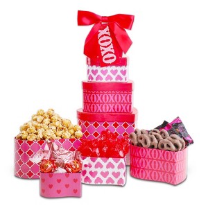 Alder Creek Gift Baskets Valentine's Day Gift Tower of Love - 1 of 3