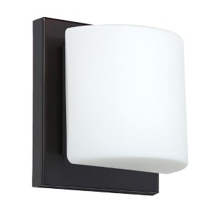 Besa Lighting Paolo 1 - Light Vanity in  Bronze - 1 of 1