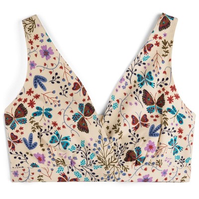 Of an Origin Organic Cotton Stretch Cross Front Maternity & Nursing Bralette, Prints