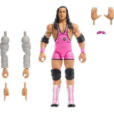 WWE Elite Collection Premium Live Event Bret “Hitman” Hart Action Figure Set, Survivor Series