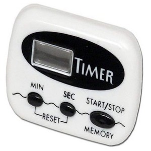 Chef Craft 99 Minute Extra-Loud Beep Digital Timer with Magnetic Clip - 1 of 3